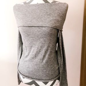 Off the shoulder sweater